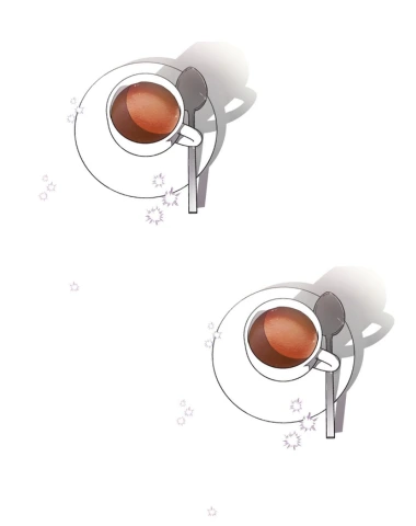 Two cups of coffee