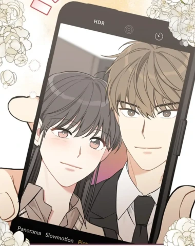 Selfie of couple from the romance novel Bom‘s Expresso