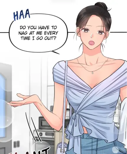 Young woman complaining